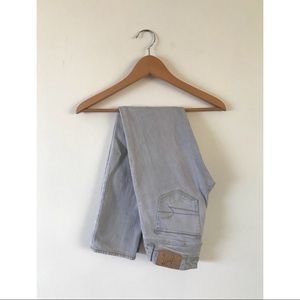 American Eagle grey skinny jeans